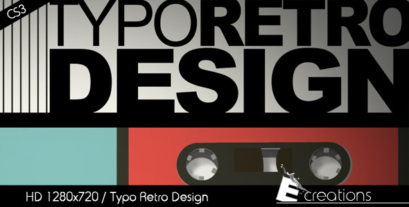 VideoHive Typo Retro Design 3228090 VideoHive Typo Retro Design 3228090