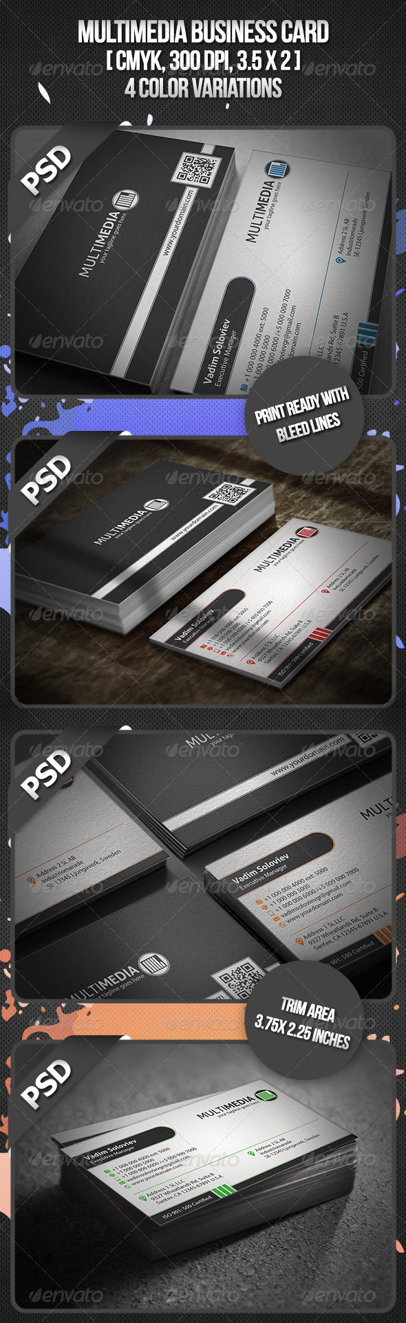 Multimedia Business Card - Corporate Business Cards