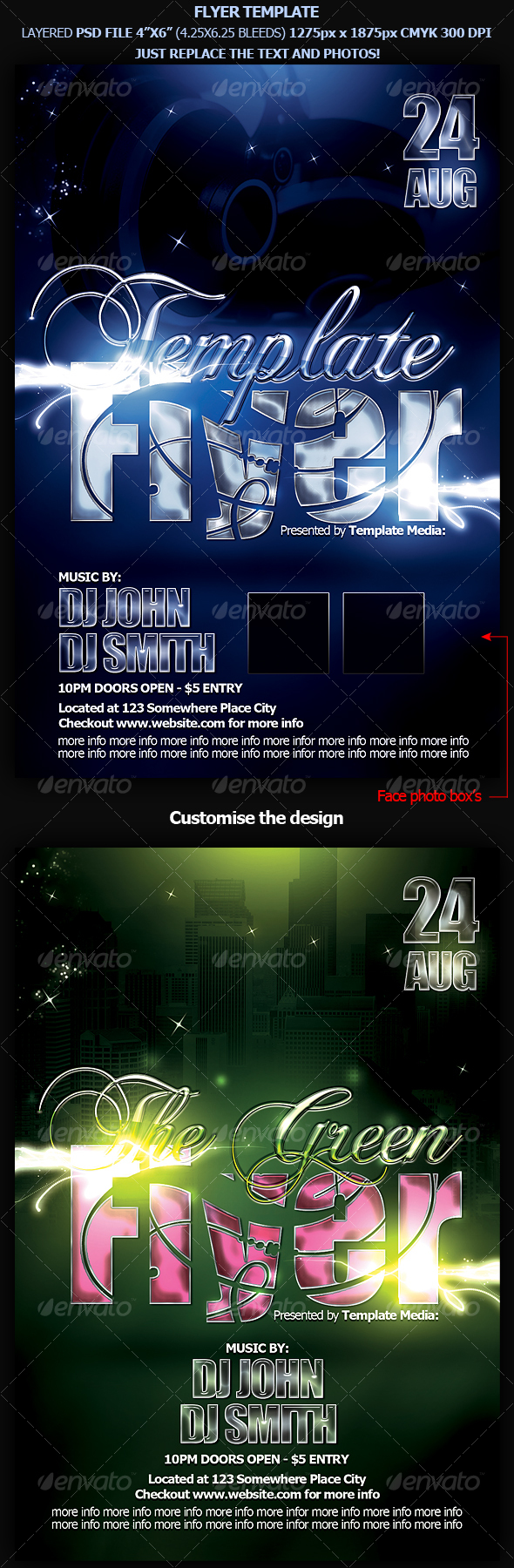 Flyer Template - Clubs & Parties Events