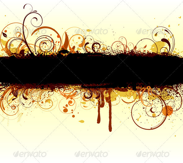Floral Banner - Backgrounds Decorative