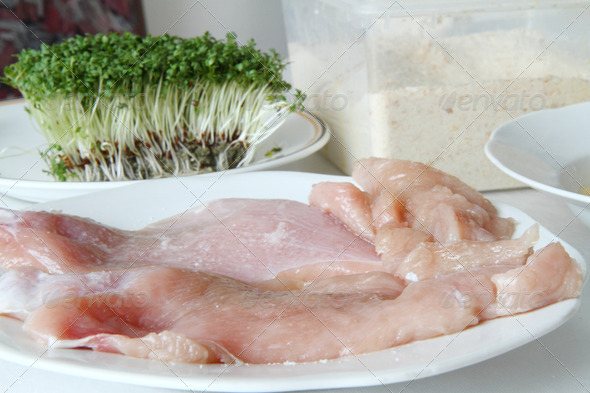 Raw chicken - Stock Photo - Images
