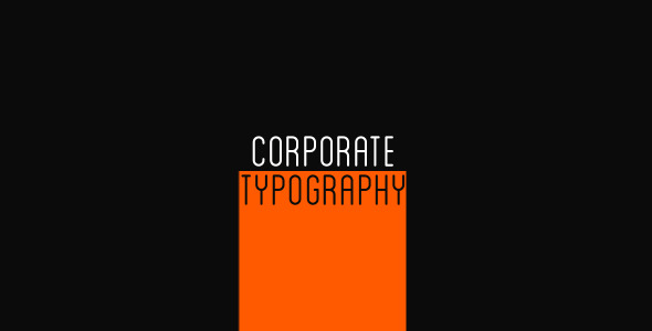 After Effects Project - VideoHive Corporate Typography 3234677 After Effects Project - VideoHive Corporate Typography 3234677