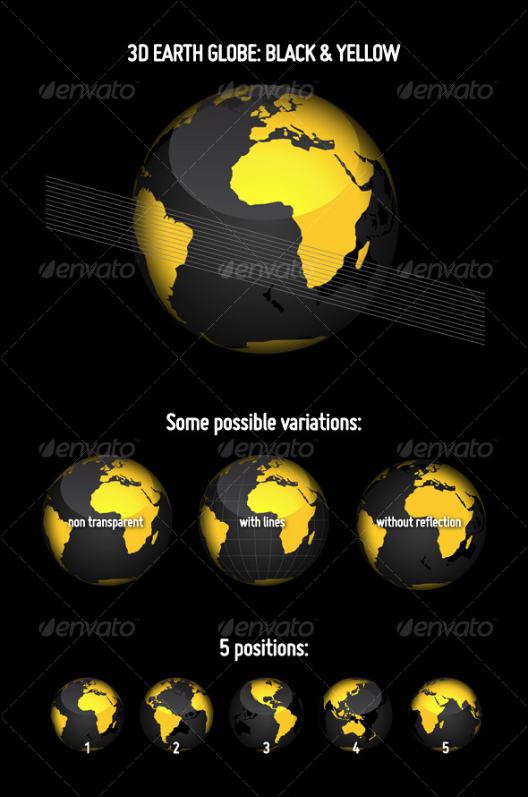 earth globe australia. 3D look-a-like earth globe on