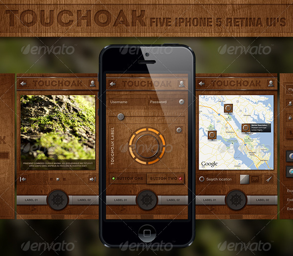GraphicRiver Touchoak Retina User Interface 3247645 GraphicRiver Touchoak Retina User Interface 3247645