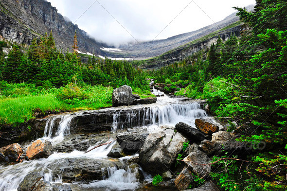 Glacier National Park - Stock Photo - Images