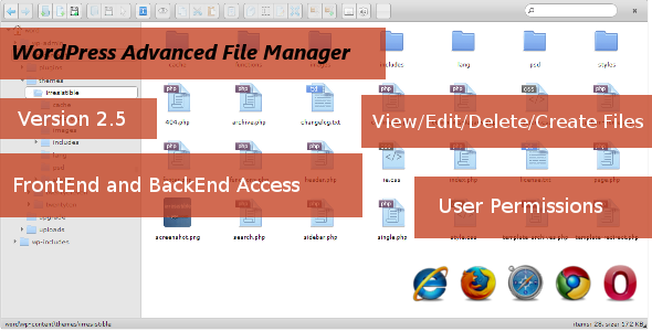 CodeCanyon File Manager Plugin For Wordpress 2640424 CodeCanyon File Manager Plugin For Wordpress 2640424
