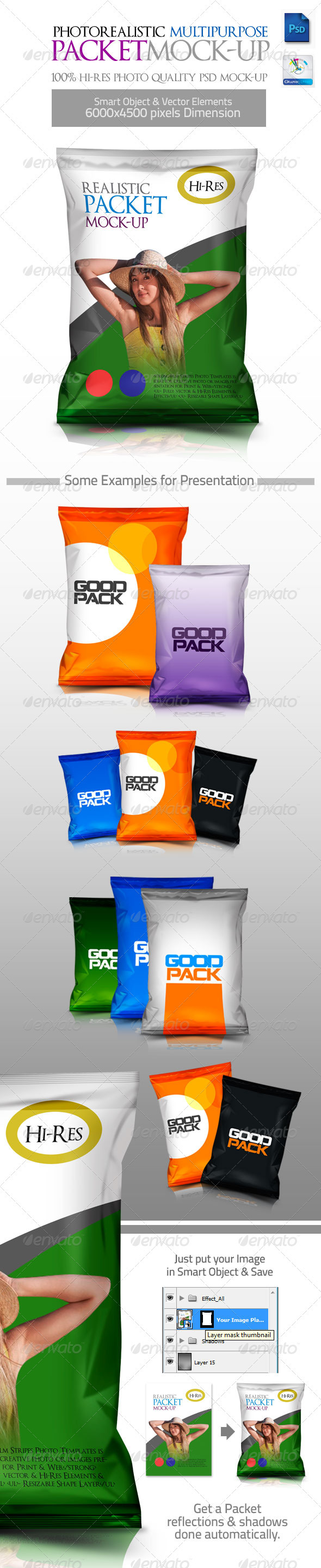 GraphicRiver Photorealistic Multipurpose Packet Mock-up 3250092 GraphicRiver Photorealistic Multipurpose Packet Mock-up 3250092