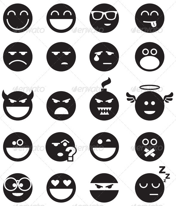 GraphicRiver Black Smiles 3251402 GraphicRiver Black Smiles 3251402