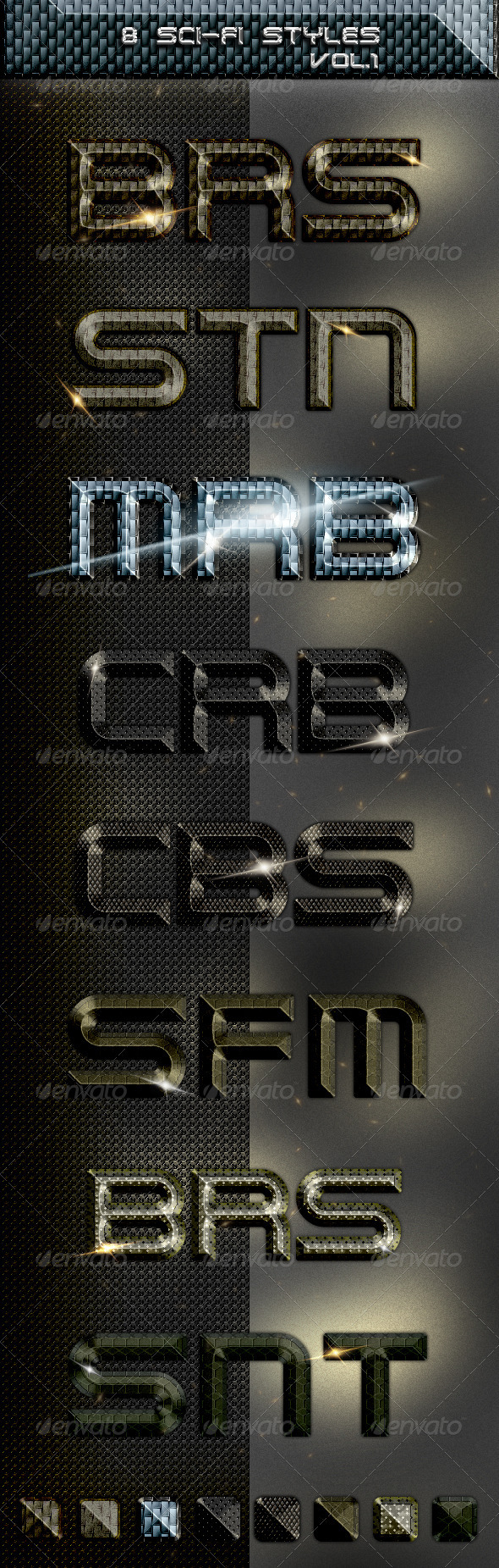 8 Sci-Fi Styles - Text Effects Styles