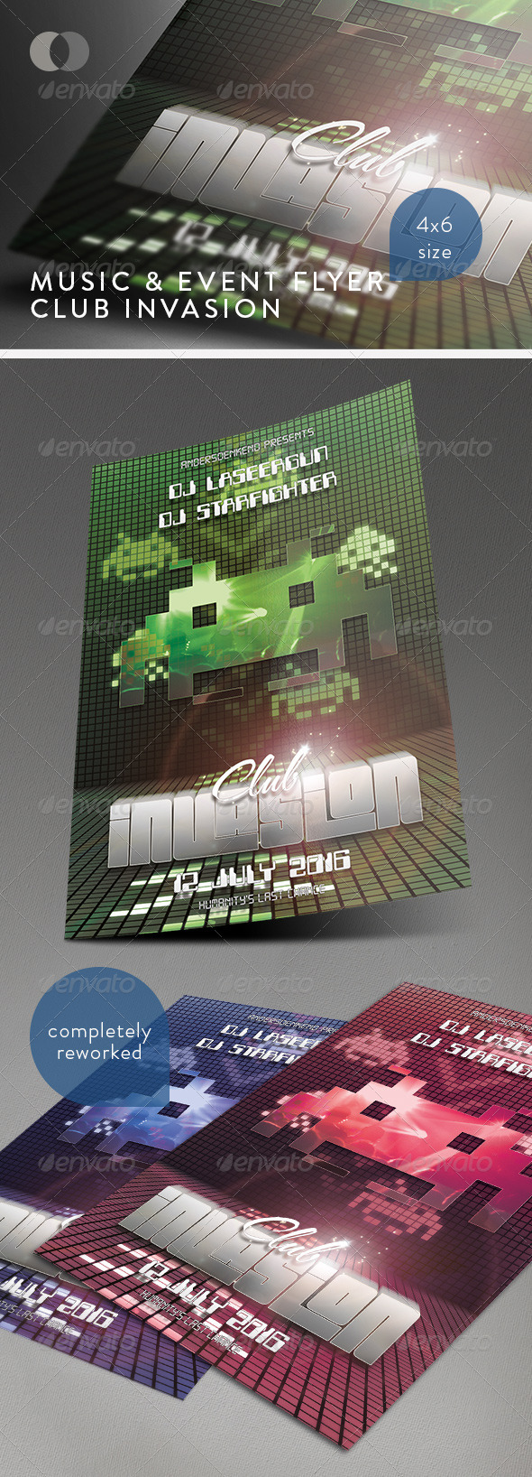 GraphicRiver Music & Event Flyer Club Invasion 234048 GraphicRiver Music & Event Flyer Club Invasion 234048