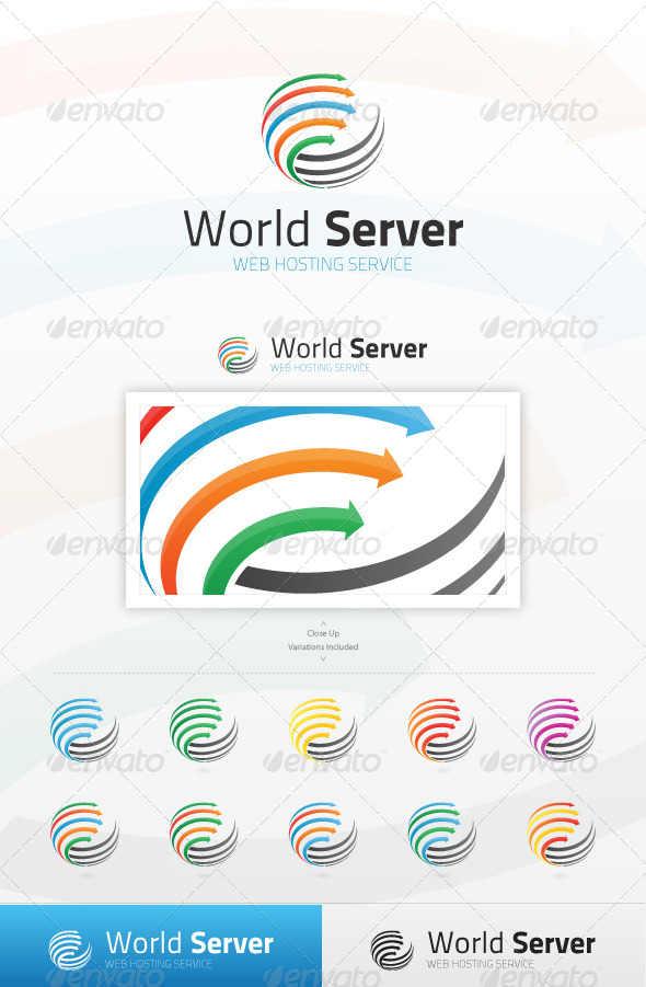 World Server Logo - Symbols Logo Templates
