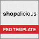 Shopalicious - Shopping PSD Template - ThemeForest Item for Sale