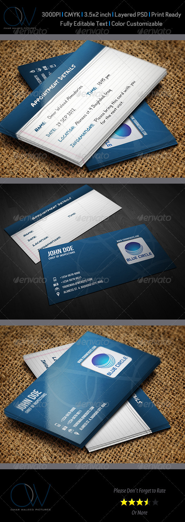 GraphicRiver Appointment Business Card Vol.2 3260656 GraphicRiver Appointment Business Card Vol.2 3260656