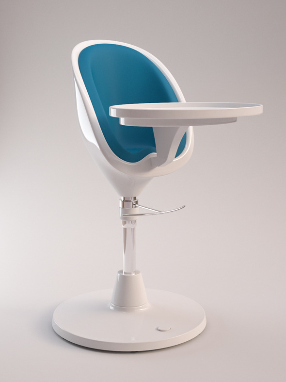 3DOcean Scoop Highchair 3262153 3DOcean Scoop Highchair 3262153