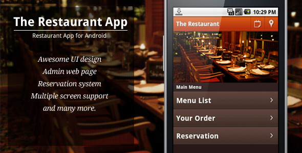 CodeCanyon The Restaurant App 3270272 CodeCanyon The Restaurant App 3270272