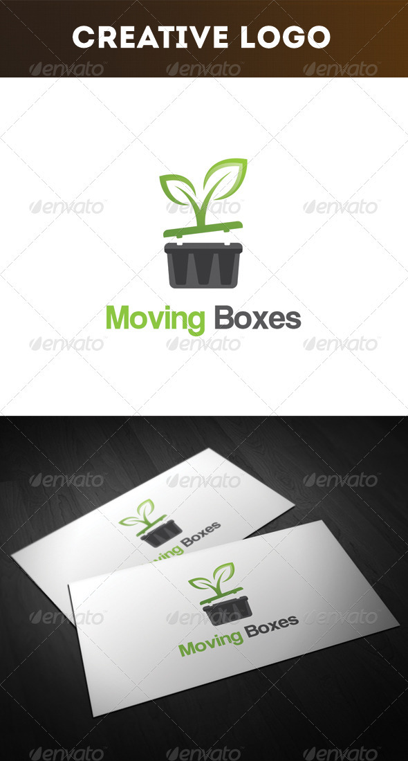 Moving Boxes Logo - Nature Logo Templates