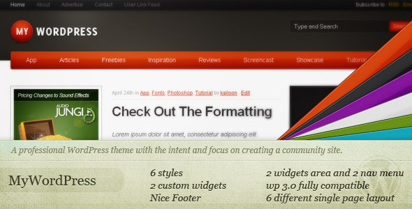ThemeForest My WordPress 39678 ThemeForest My WordPress 39678