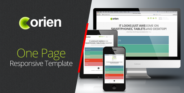 Orien One Page Responsive HTML5 Template