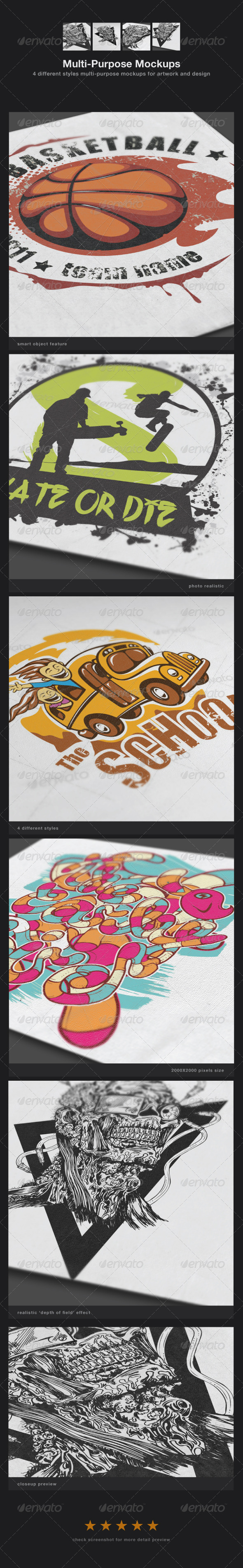 GraphicRiver Multi-Purpose Mockups 3280223 GraphicRiver Multi-Purpose Mockups 3280223