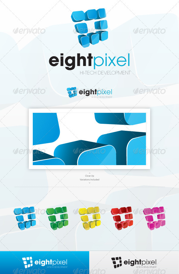 Eight Pixel - Abstract Logo Templates