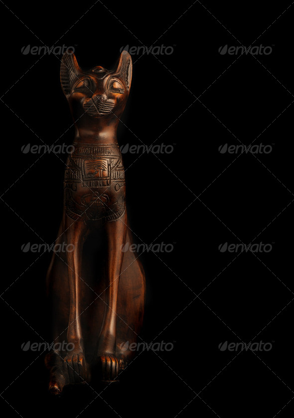 Egyptian cat - Stock Photo - Images