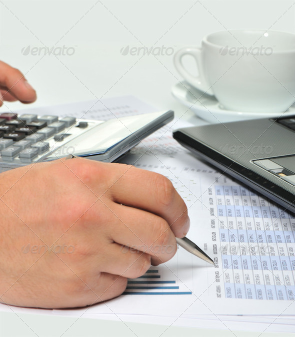 Workplace of the businessman. - Stock Photo - Images