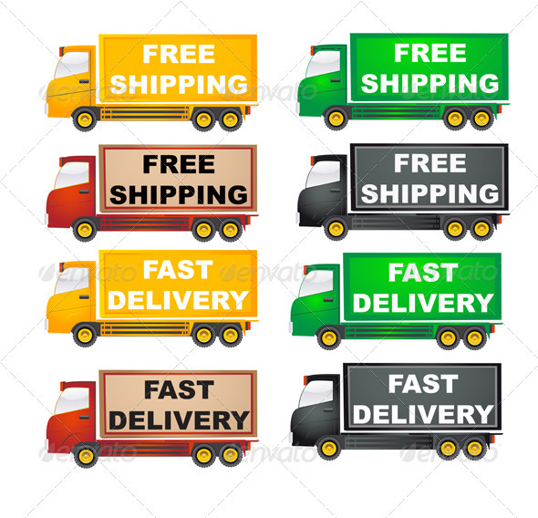 GraphicRiver Delivery Truck 3286338 GraphicRiver Delivery Truck 3286338