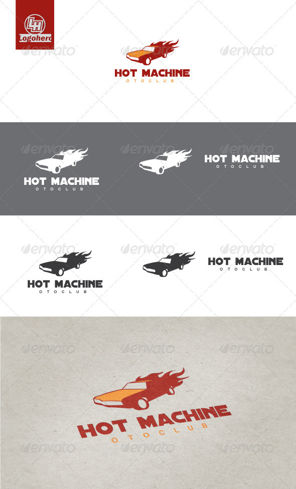 Hot Machine Logo Template - Objects Logo Templates