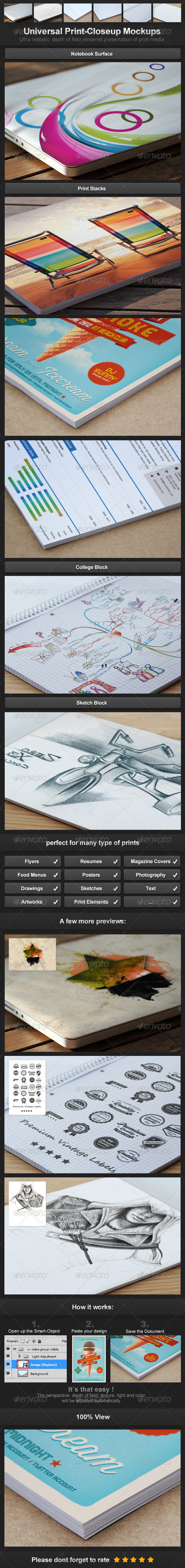 GraphicRiver Universal Print-Closeup Mockups 3296797 GraphicRiver Universal Print-Closeup Mockups 3296797