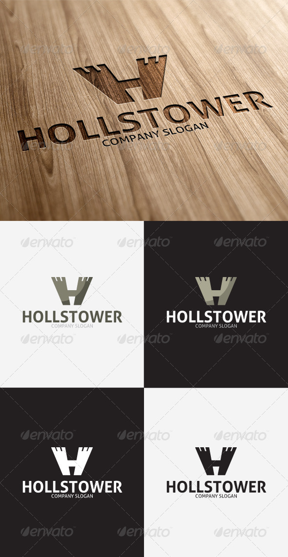GraphicRiver Holls Tower H Letter Logo 3297400 GraphicRiver Holls Tower H Letter Logo 3297400
