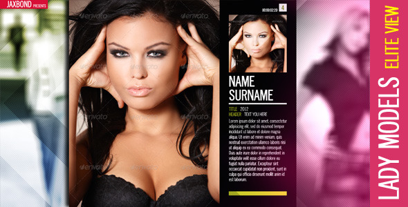 VideoHive Lady Models 3300647 VideoHive Lady Models 3300647