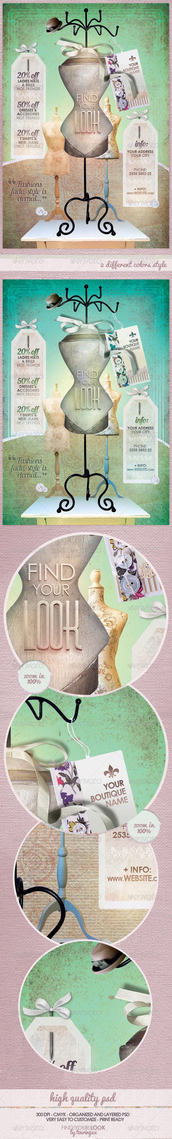 Find Your Look Flyer Template - Corporate Flyers