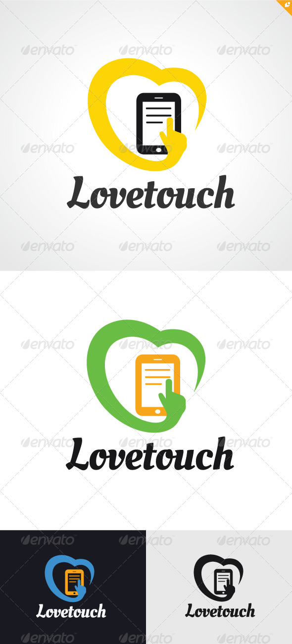 GraphicRiver Love Touch Logo 3302128 GraphicRiver Love Touch Logo 3302128