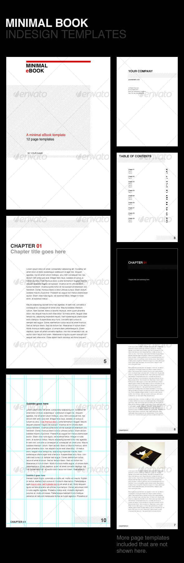 Minimal eBook Template - Miscellaneous Print Templates