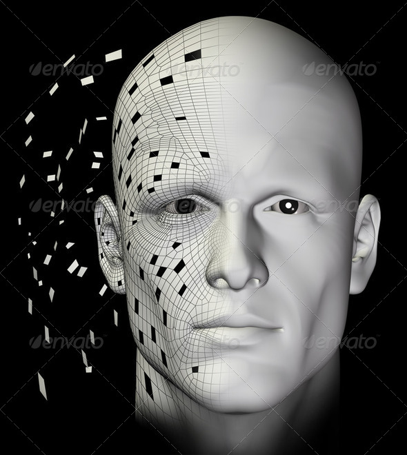 receiving data 3d illustration - Stock Photo - Images