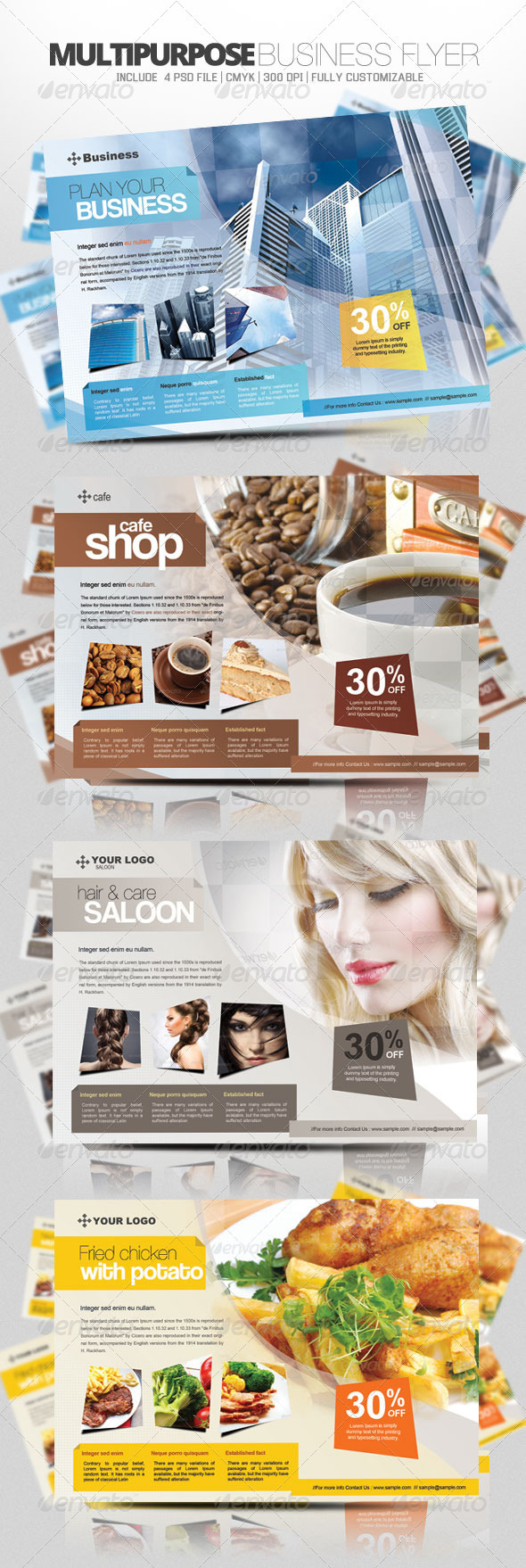 GraphicRiver Multipurpose Business Flyer 3305310 GraphicRiver Multipurpose Business Flyer 3305310