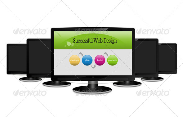 Successful Web Design Concept - Stock Photo - Images