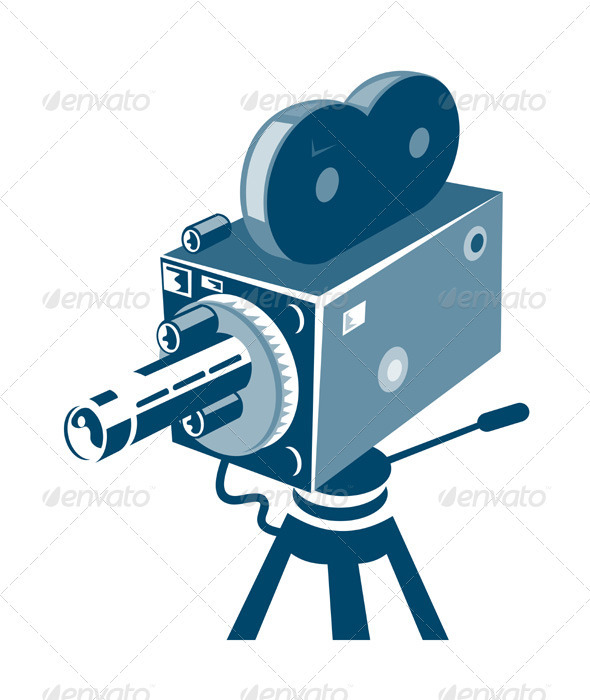 GraphicRiver Vintage Video Movie Camera Retro 3310476 GraphicRiver Vintage Video Movie Camera Retro 3310476
