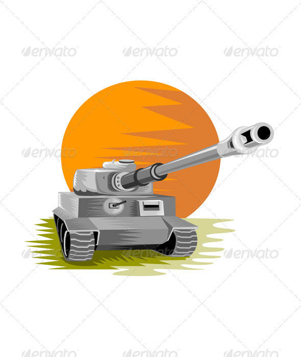 GraphicRiver World War Two Sherman Battle Tank 3310486 GraphicRiver World War Two Sherman Battle Tank 3310486