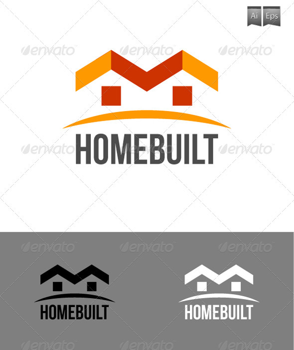GraphicRiver HomeBuilt Logo 3315426 GraphicRiver HomeBuilt Logo 3315426