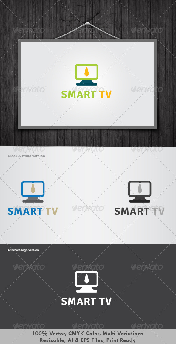 Smart Tv Logo - Symbols Logo Templates