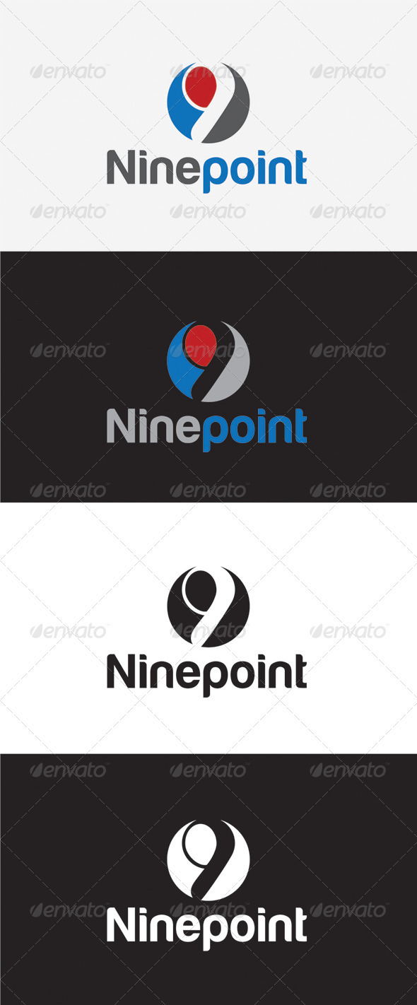 Ninepoint - Numbers Logo Templates