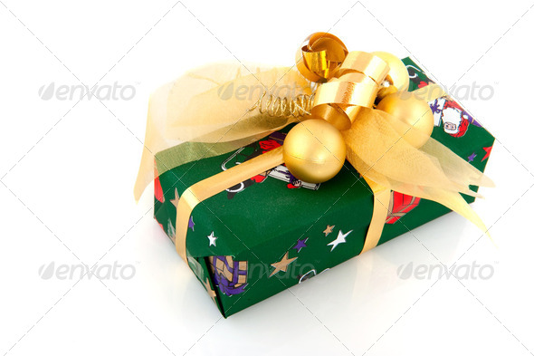 Christmas present - Stock Photo - Images