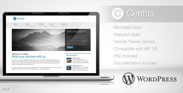 ThemeForest Centita Minimalist Business Wordpress Theme 82640 ThemeForest Centita Minimalist Business Wordpress Theme 82640
