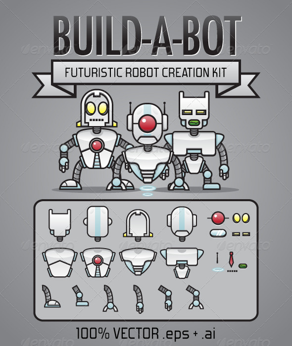 GraphicRiver Build-A-Bot Kit 3321270 GraphicRiver Build-A-Bot Kit 3321270