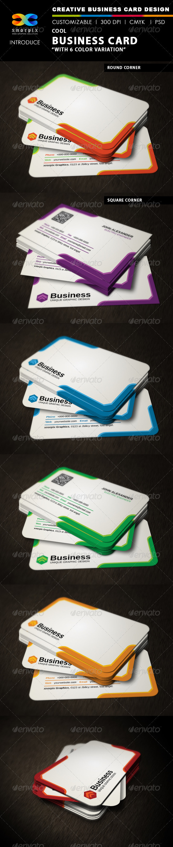 GraphicRiver Cool Business Card 3323654 GraphicRiver Cool Business Card 3323654