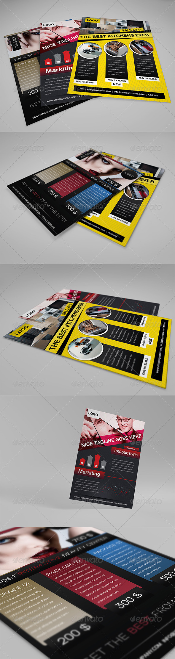 Business Flyers Set - Commerce Flyers