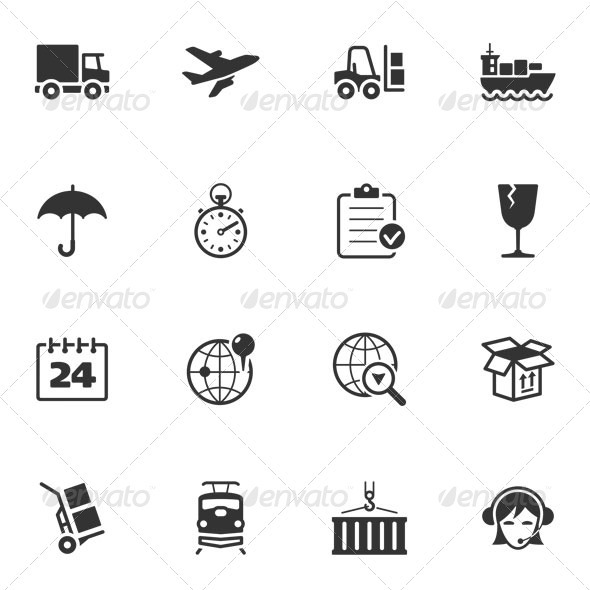 GraphicRiver Logistics Icons 3324519 GraphicRiver Logistics Icons 3324519