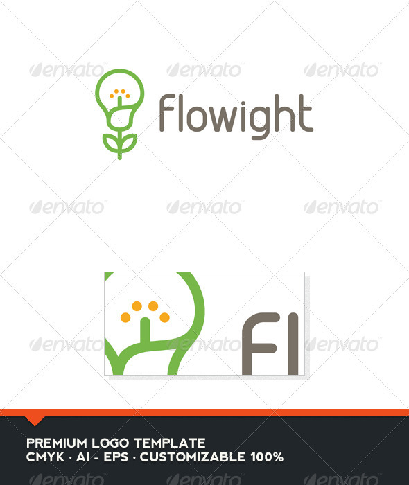 GraphicRiver Flowight Logo Template 3325763 GraphicRiver Flowight Logo Template 3325763