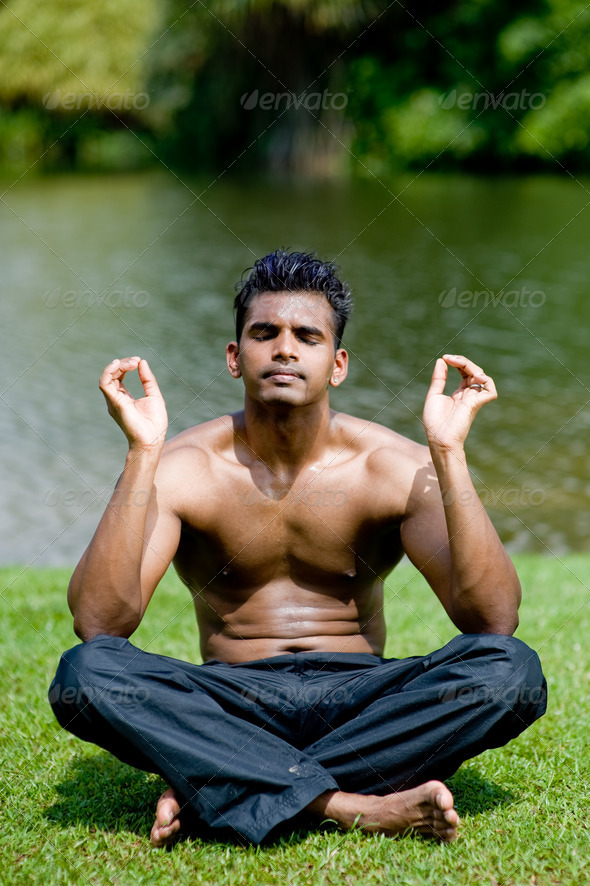 Outdoor Yoga - Stock Photo - Images